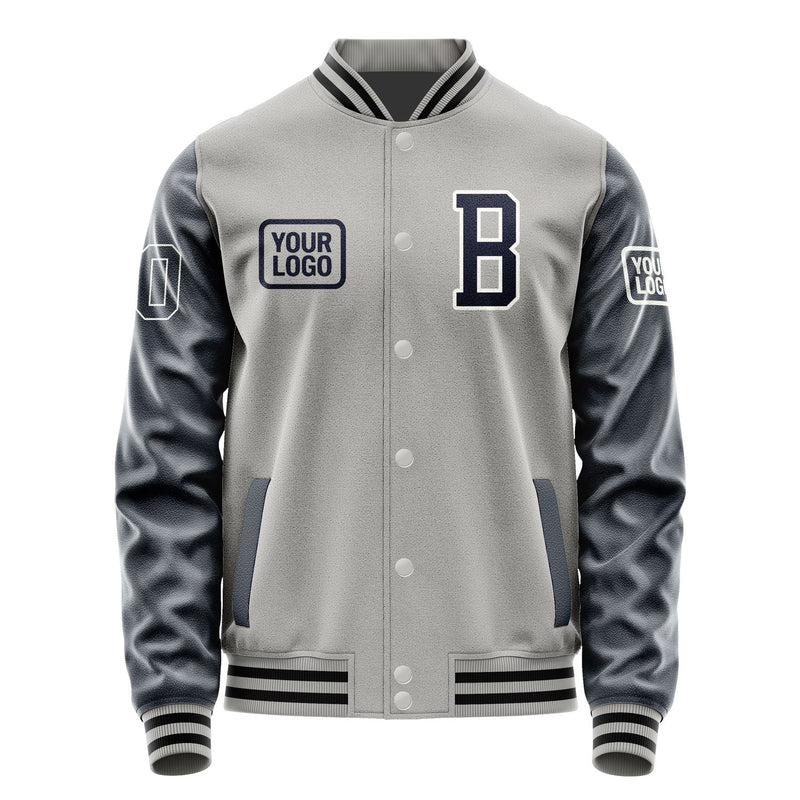 Maßgeschneidertes Grau Stahlblau Jacke JA040411041718111118