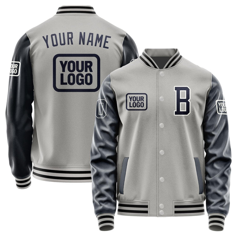 Maßgeschneidertes Grau Stahlblau Jacke JA040411041718111118