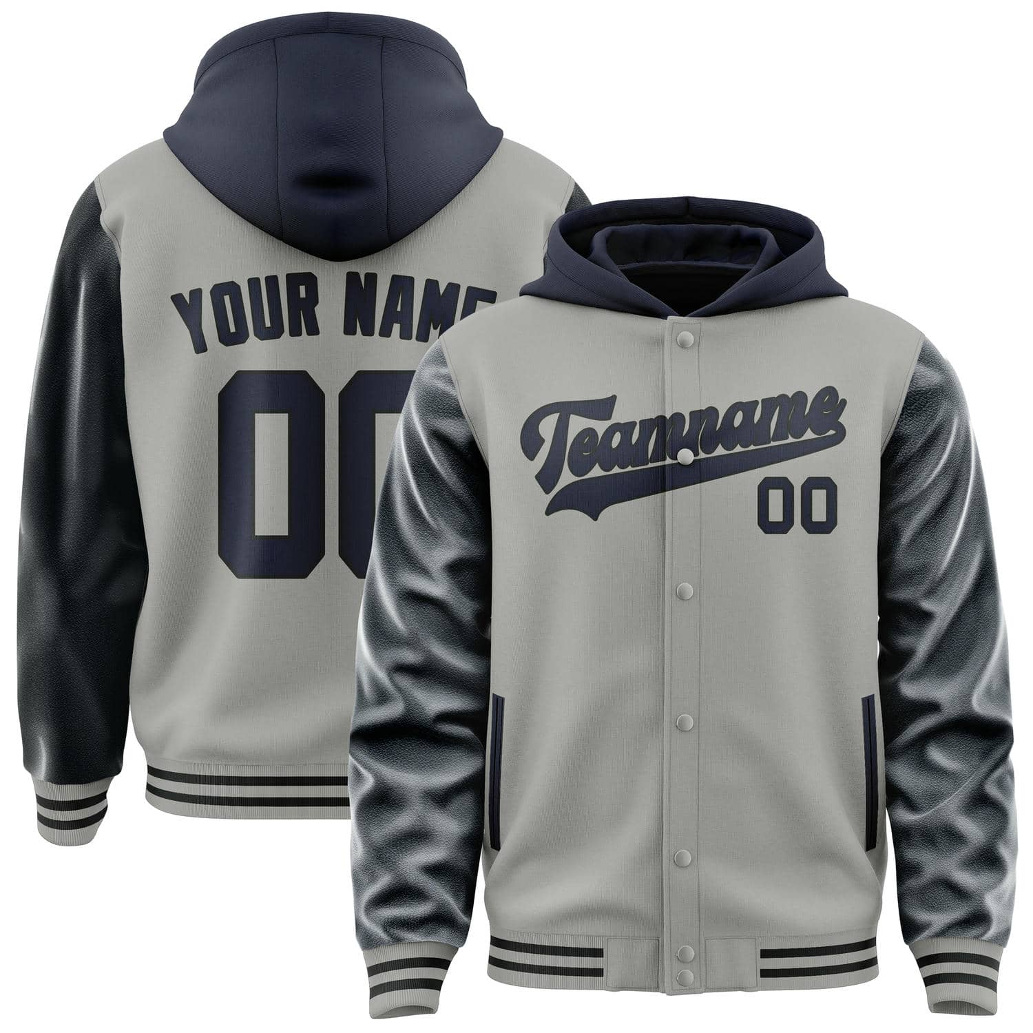 Maßgeschneidertes Grau Stahlblau Jacke JA040411041718111118