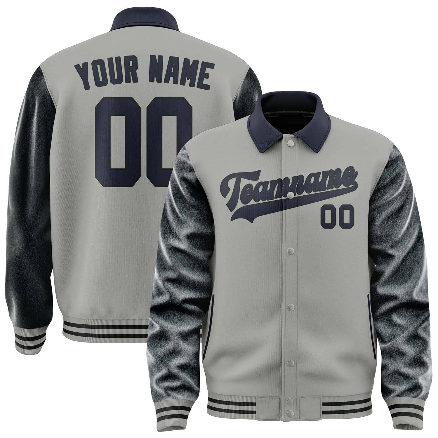 Maßgeschneidertes Grau Stahlblau Jacke JA040411041718111118