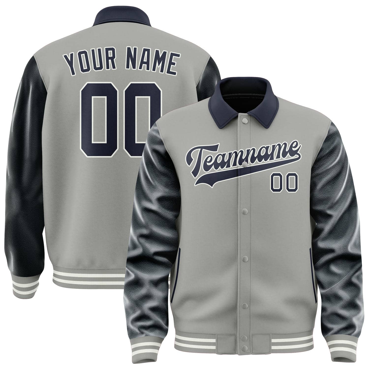 Maßgeschneidertes Grau Stahlblau Jacke JA040411041817111117