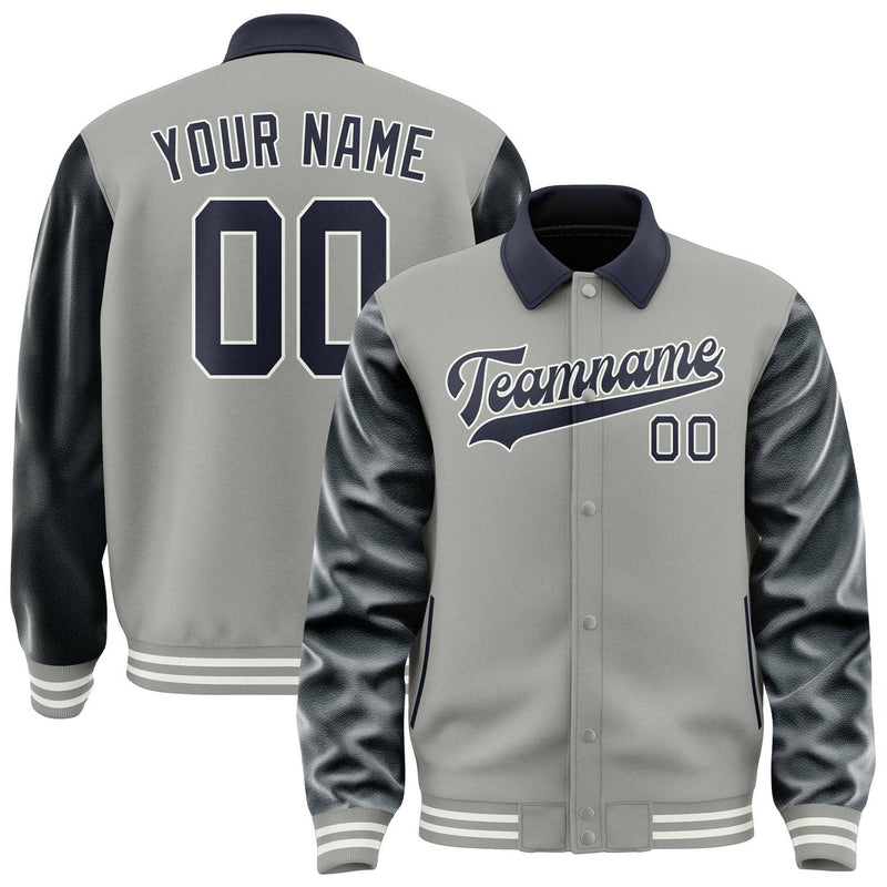 Maßgeschneidertes Grau Stahlblau Jacke JA040411041817111117
