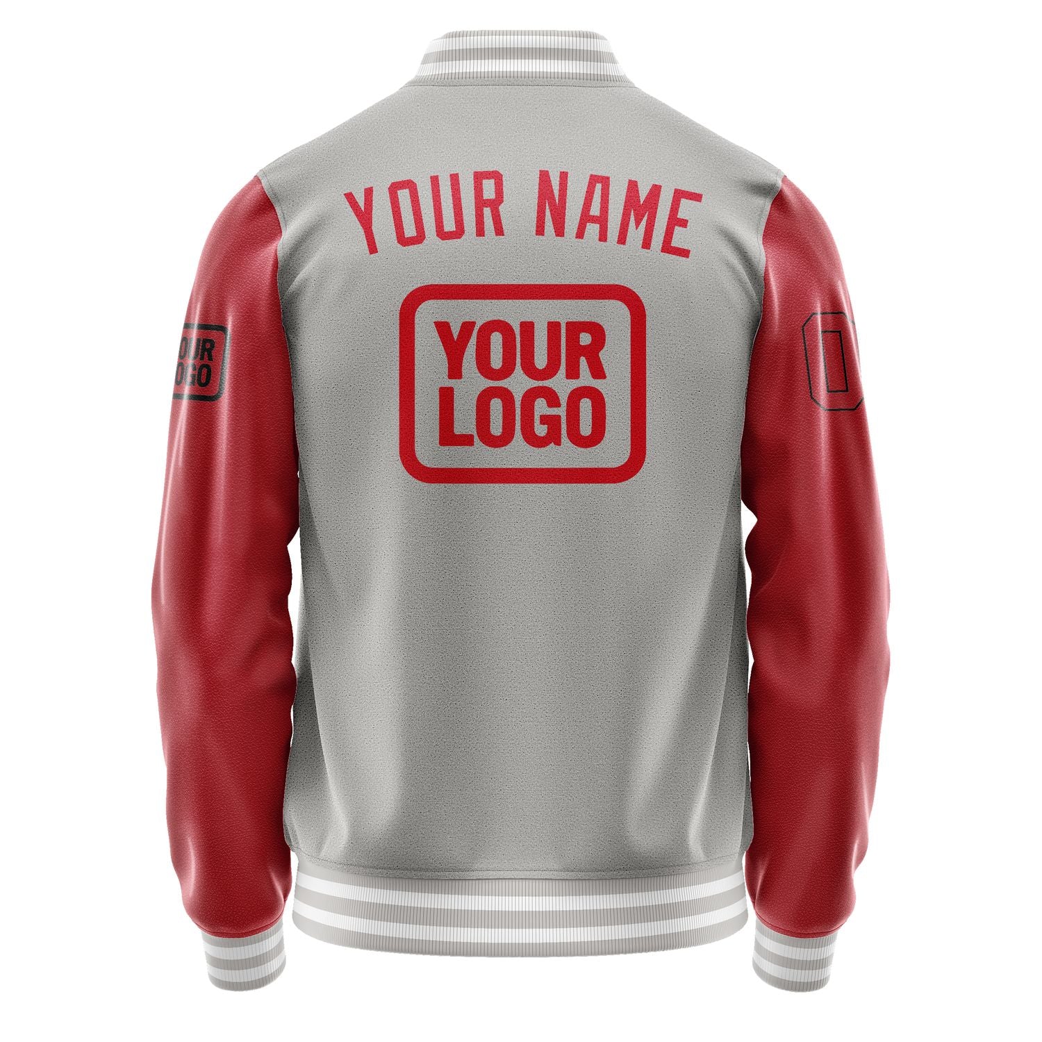 Maßgeschneidertes Grau Rot Jacke JA040414041817141417