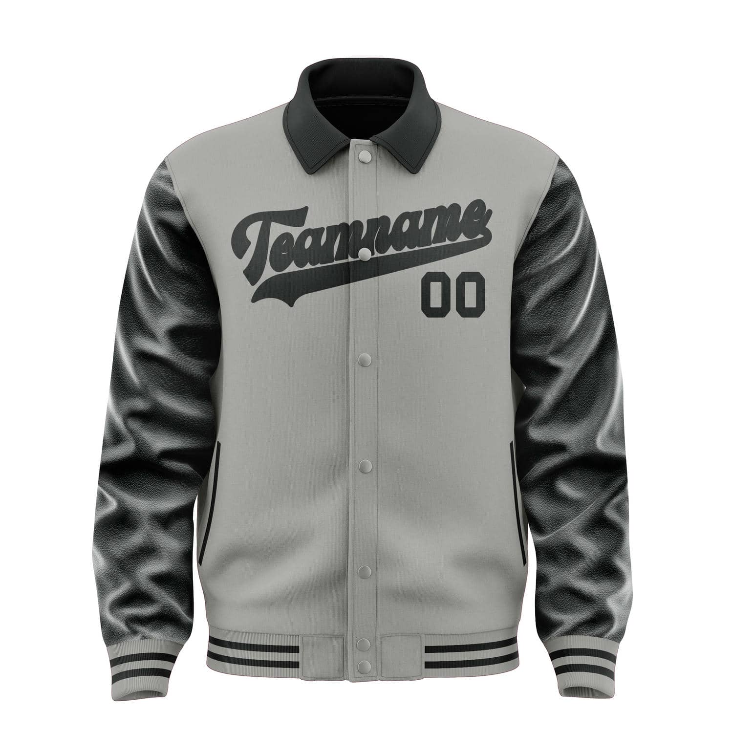Maßgeschneidertes Grau Schwarz Jacke