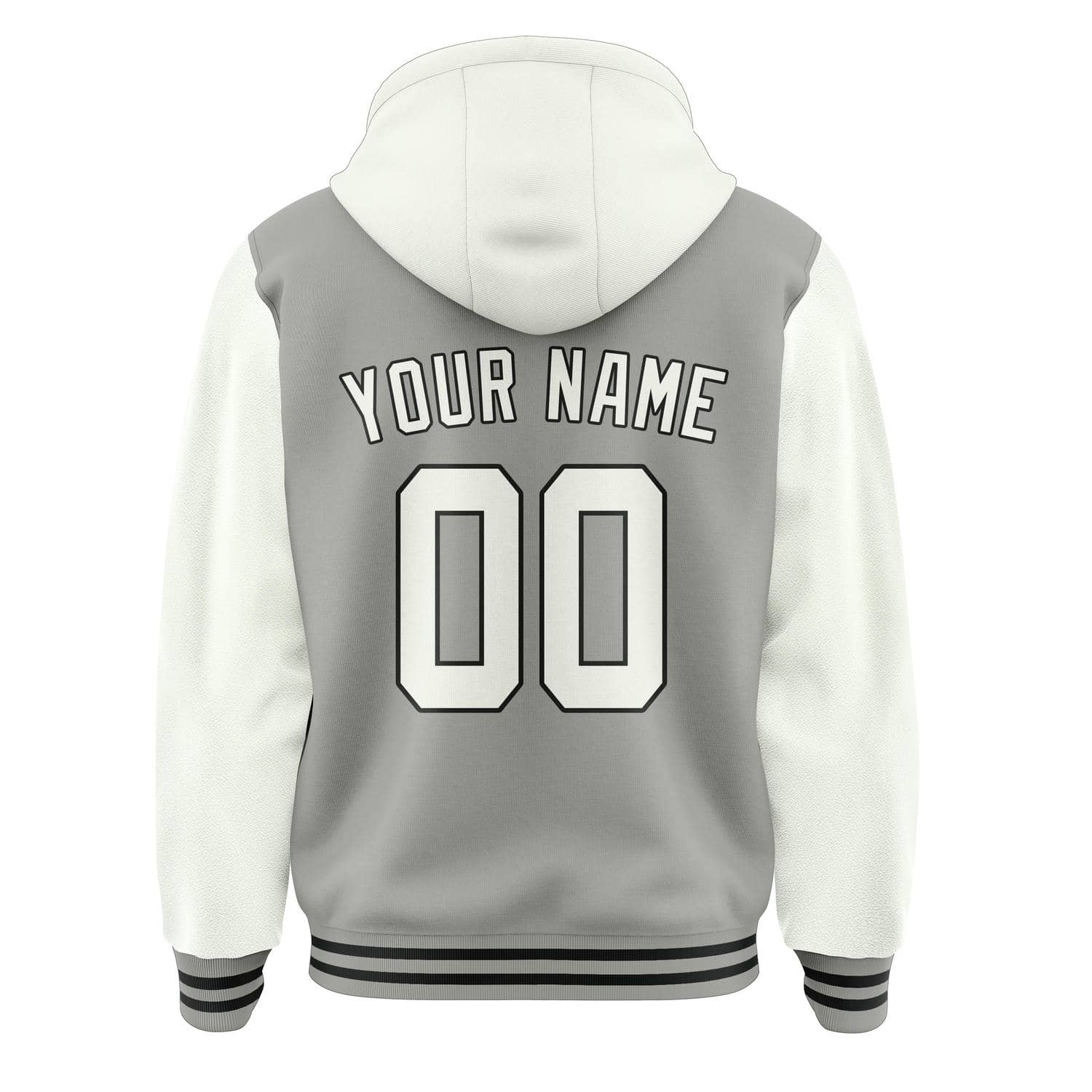 Maßgeschneidertes Grau Weiß Jacke