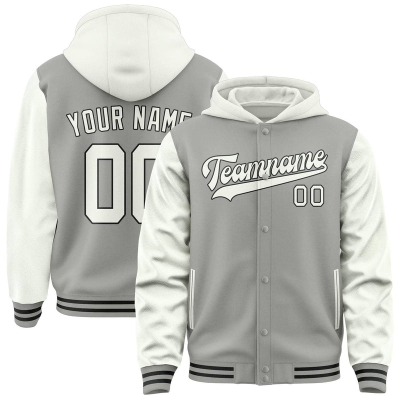 Maßgeschneidertes Grau Weiß Jacke JA040418041718181818