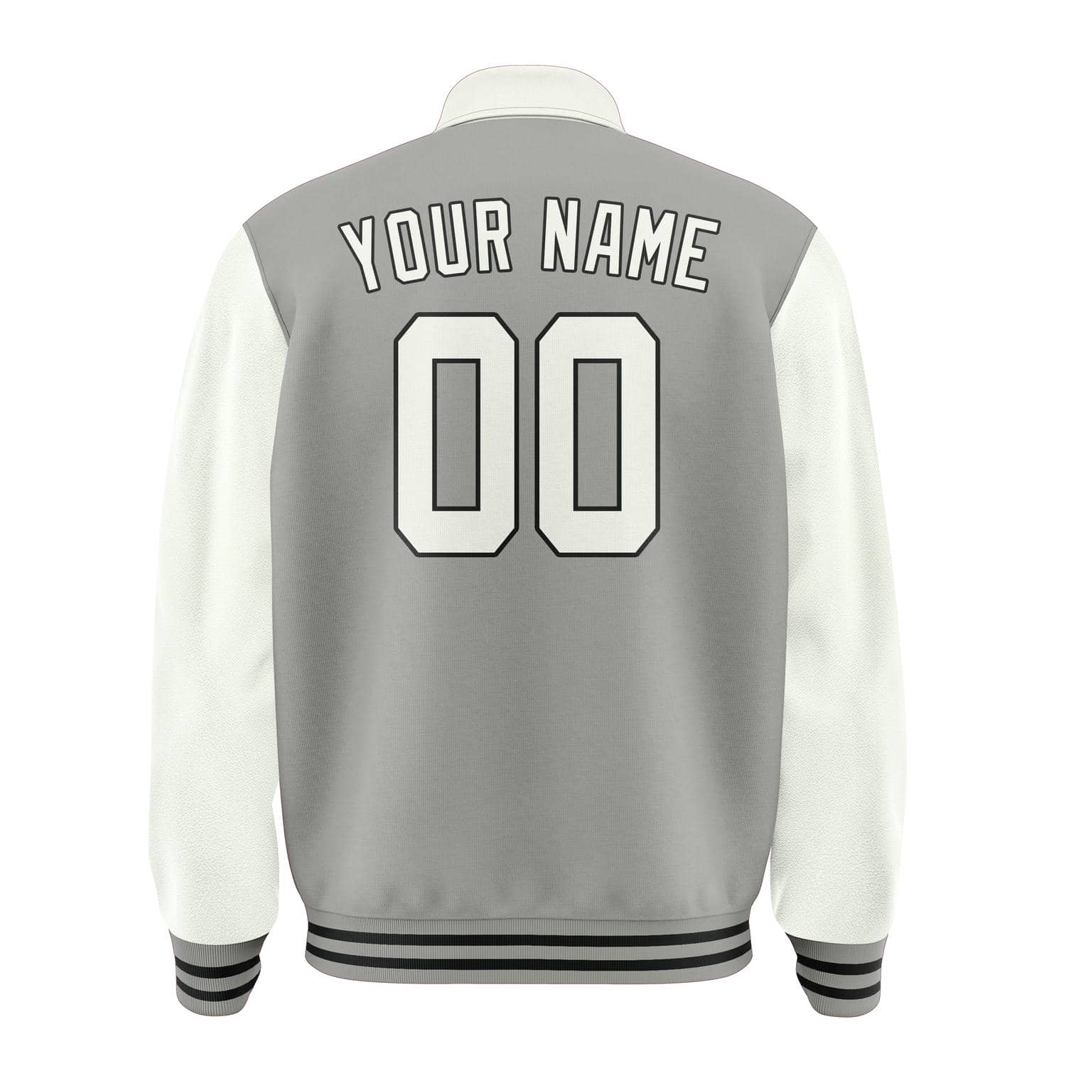 Maßgeschneidertes Grau Weiß Jacke