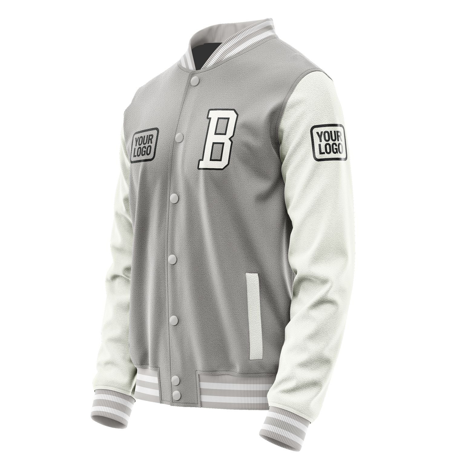 Maßgeschneidertes Grau Weiß Jacke JA040418041817181817