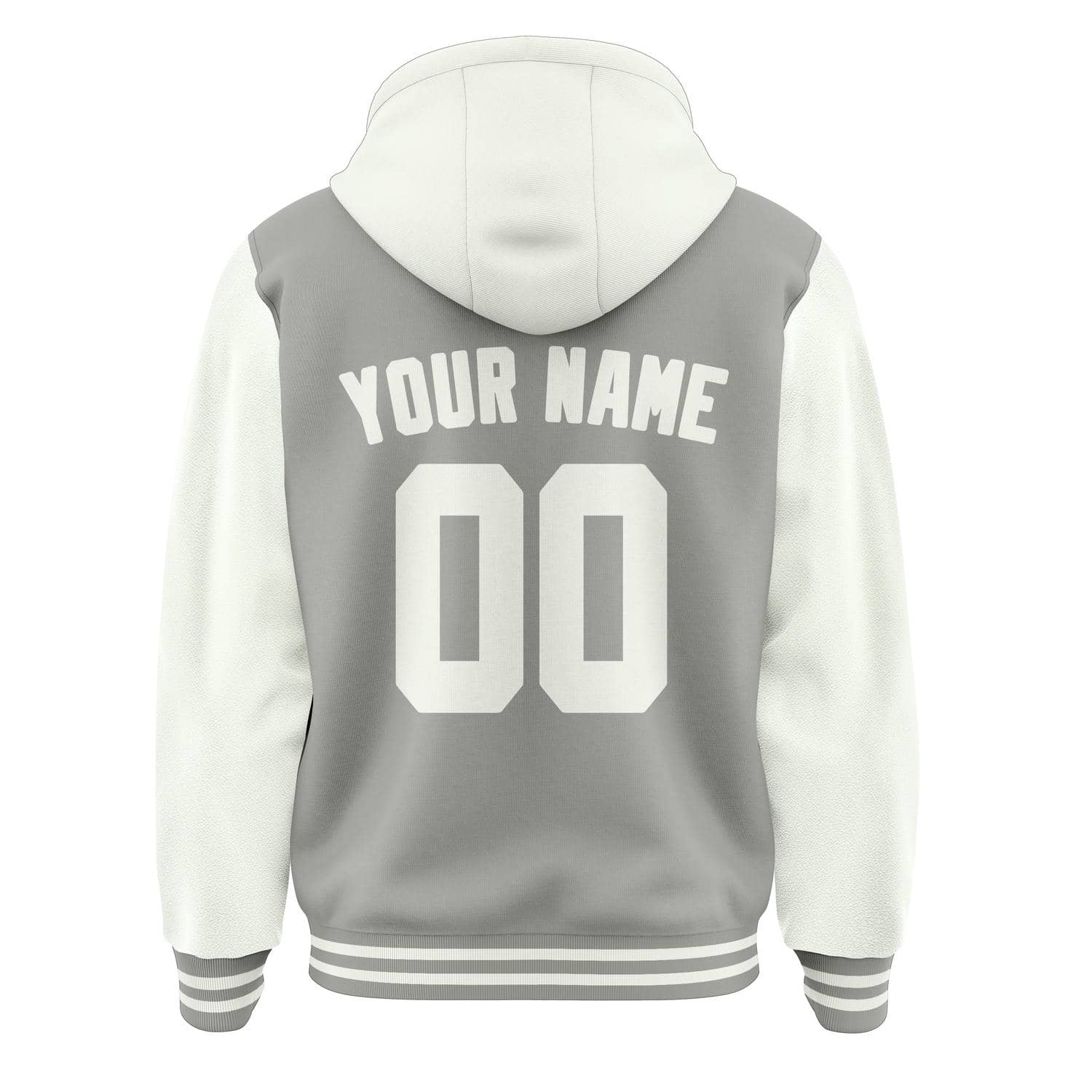 Maßgeschneidertes Grau Weiß Jacke