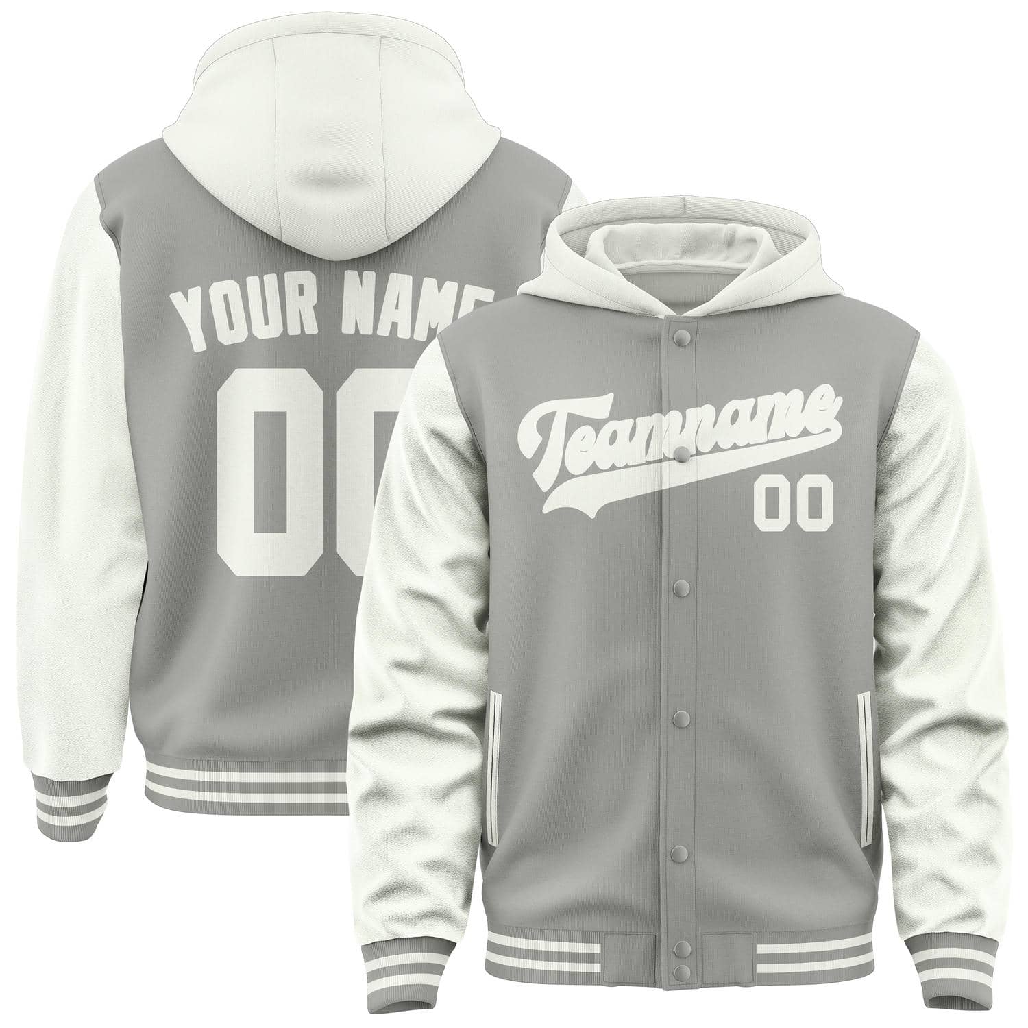 Maßgeschneidertes Grau Weiß Jacke JA040418041817181817