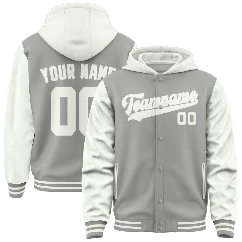 Maßgeschneidertes Grau Weiß Jacke JA040418041817181817