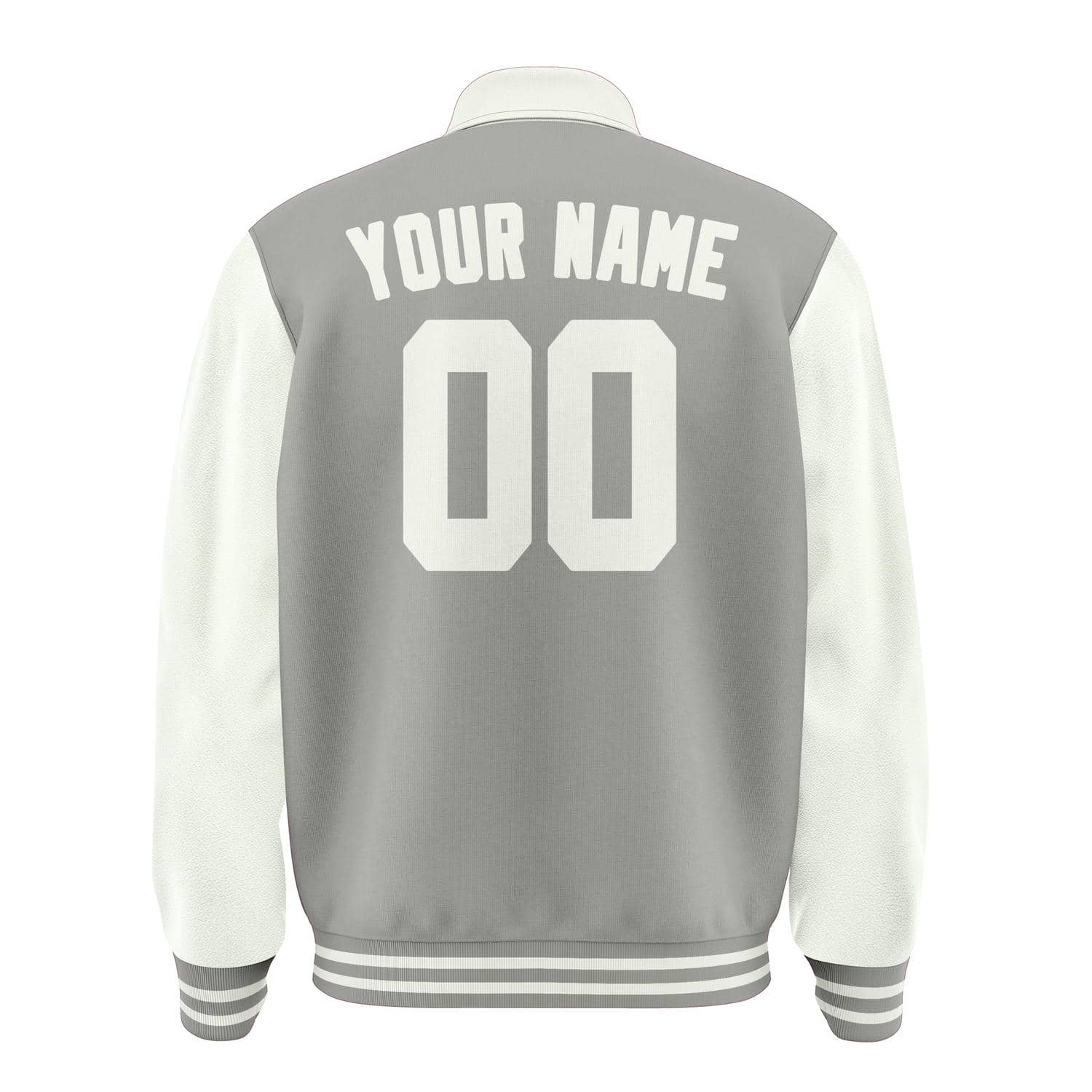 Maßgeschneidertes Grau Weiß Jacke