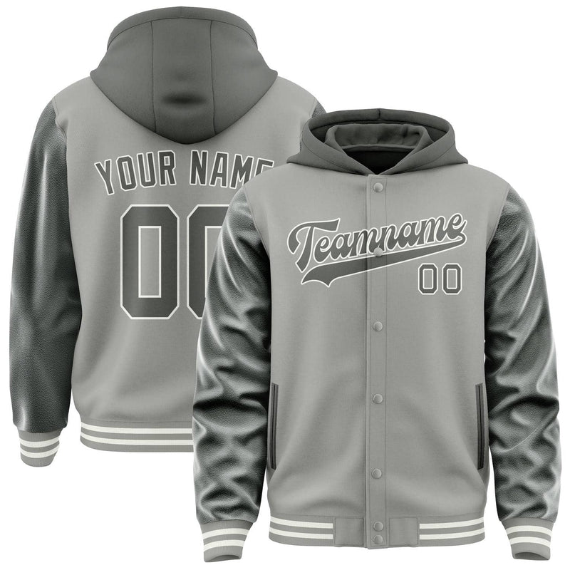 Maßgeschneidertes Grau Dunkelgrau Jacke JA040420041817202017