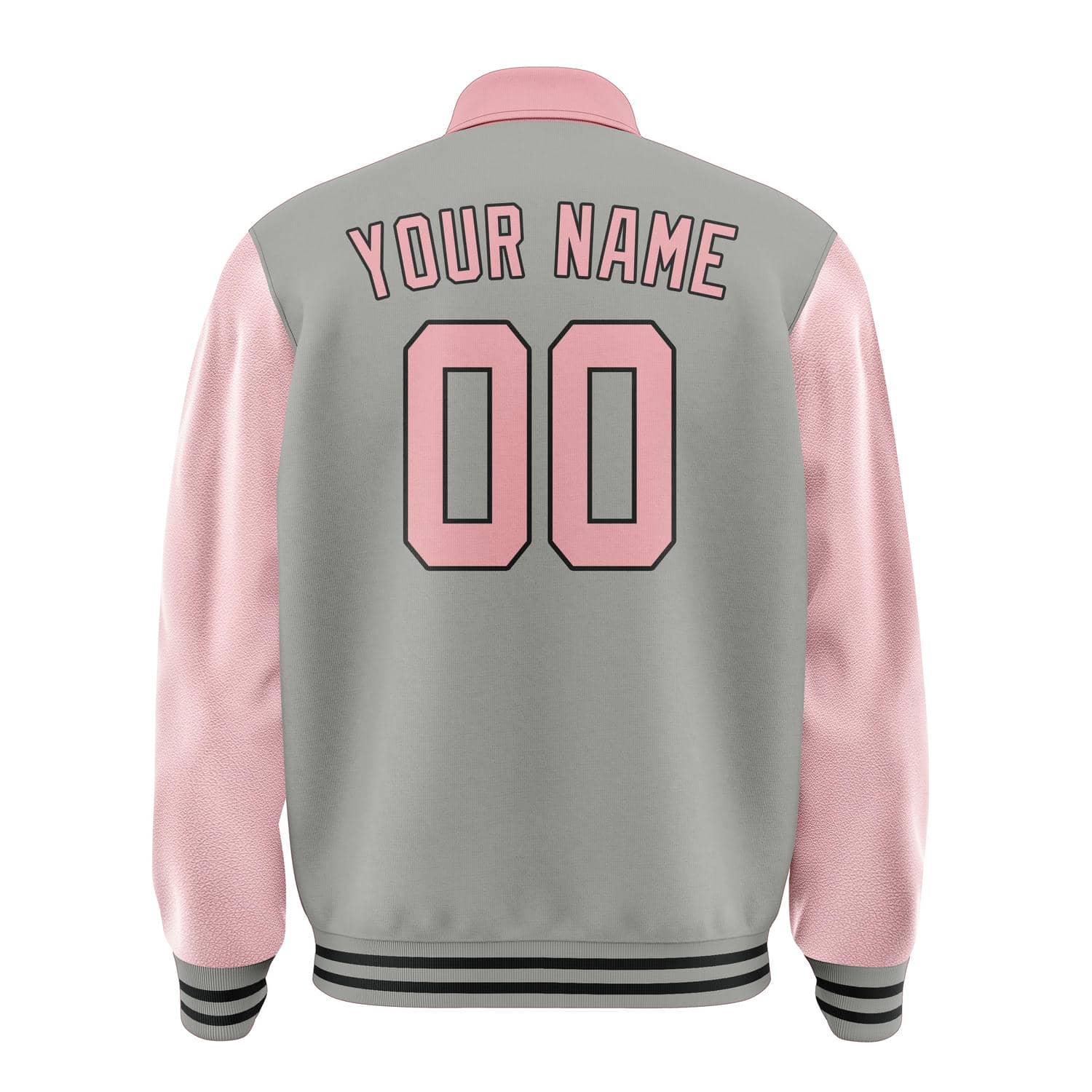 Maßgeschneidertes Grau Rosa Jacke