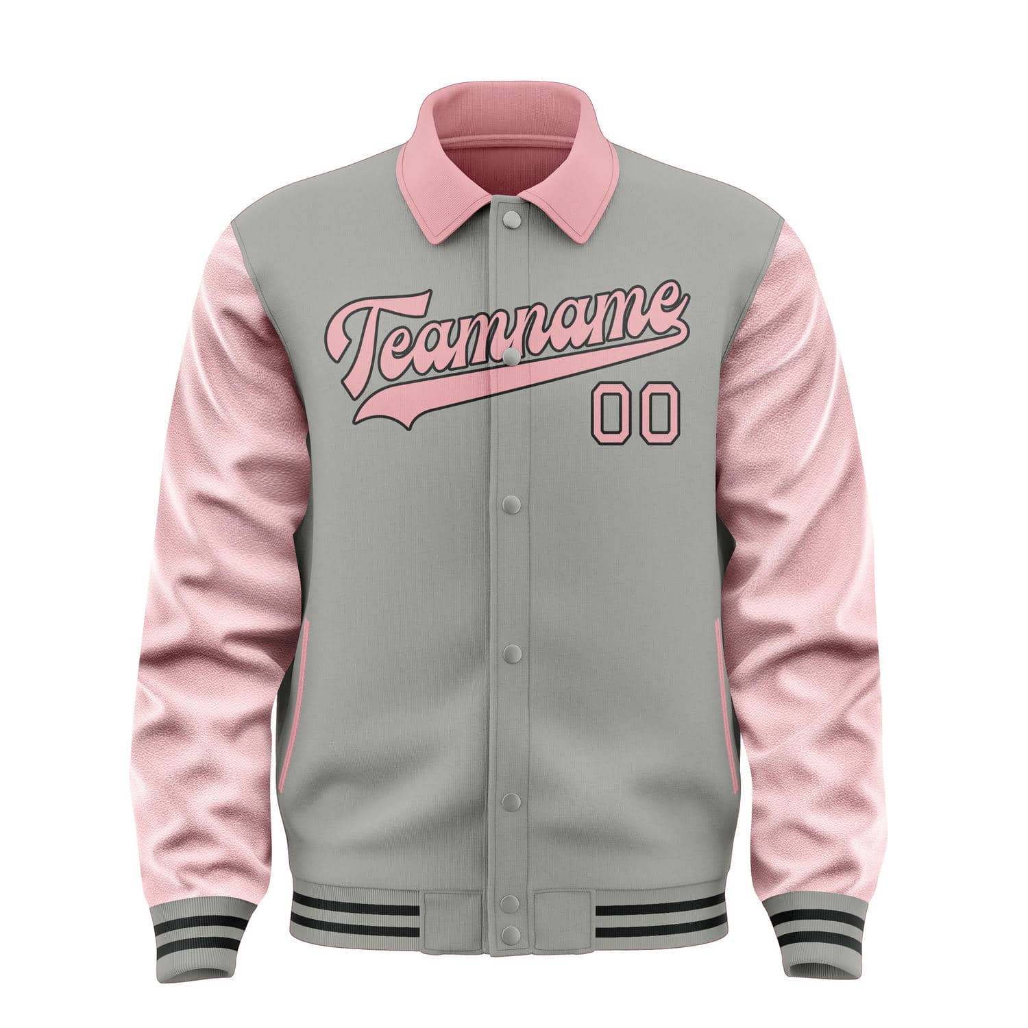 Maßgeschneidertes Grau Rosa Jacke