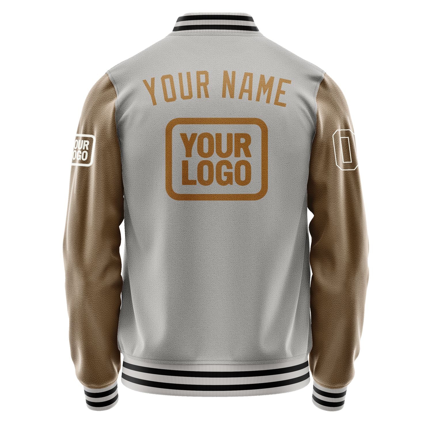 Maßgeschneidertes Grau Khaki Jacke JA040422041718222218