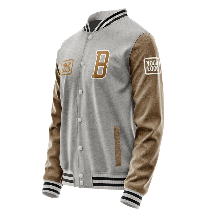Maßgeschneidertes Grau Khaki Jacke JA040422041718222218