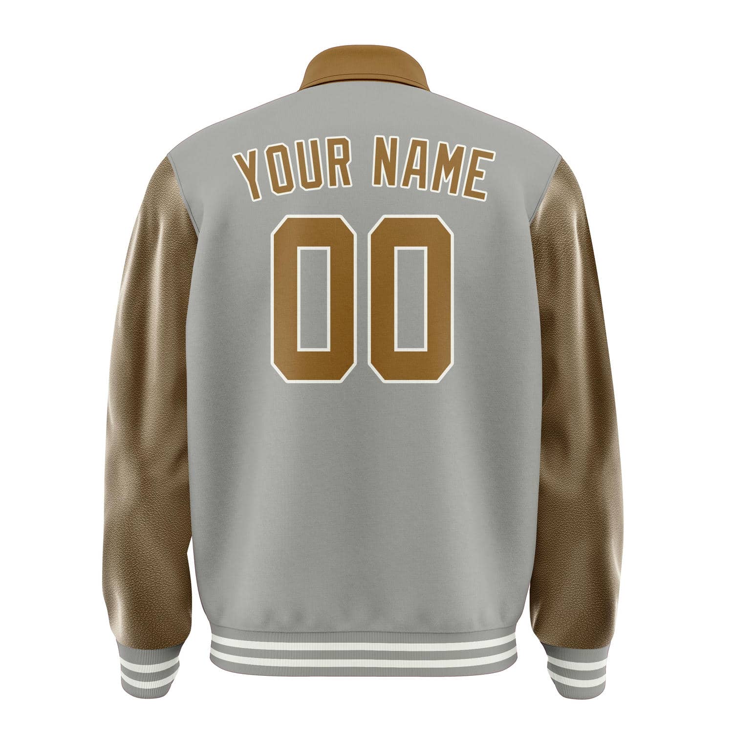 Maßgeschneidertes Grau Khaki Jacke