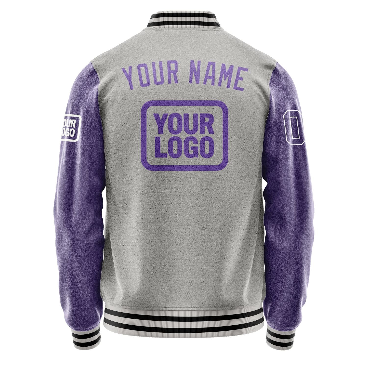 Maßgeschneidertes Grau Lavendel Jacke JA040423041718232318