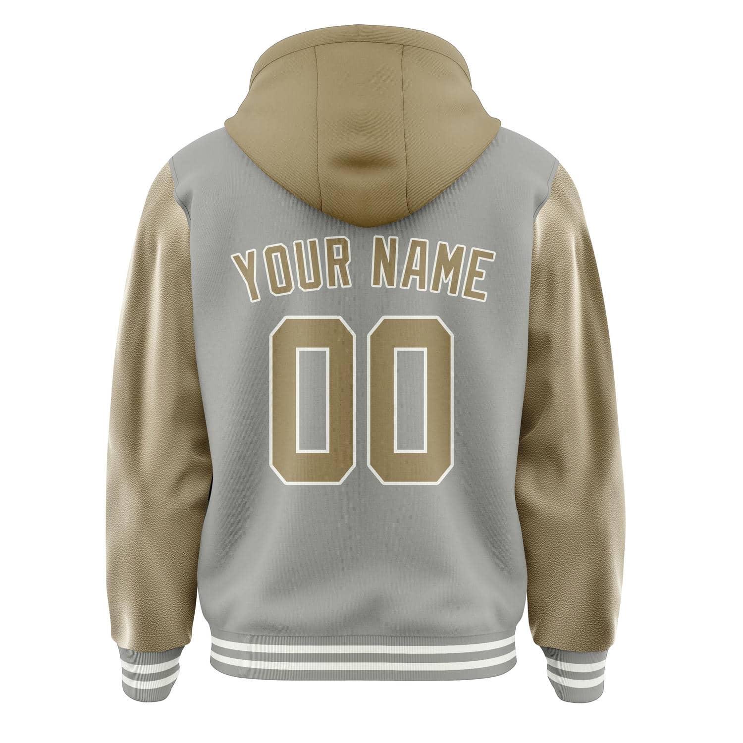 Maßgeschneidertes Grau Hellkhaki Jacke
