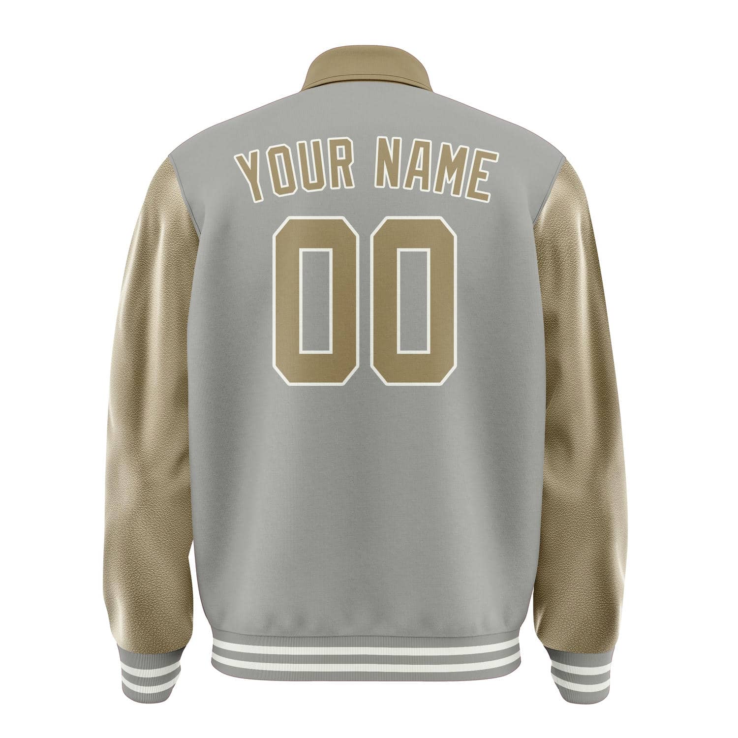 Maßgeschneidertes Grau Hellkhaki Jacke