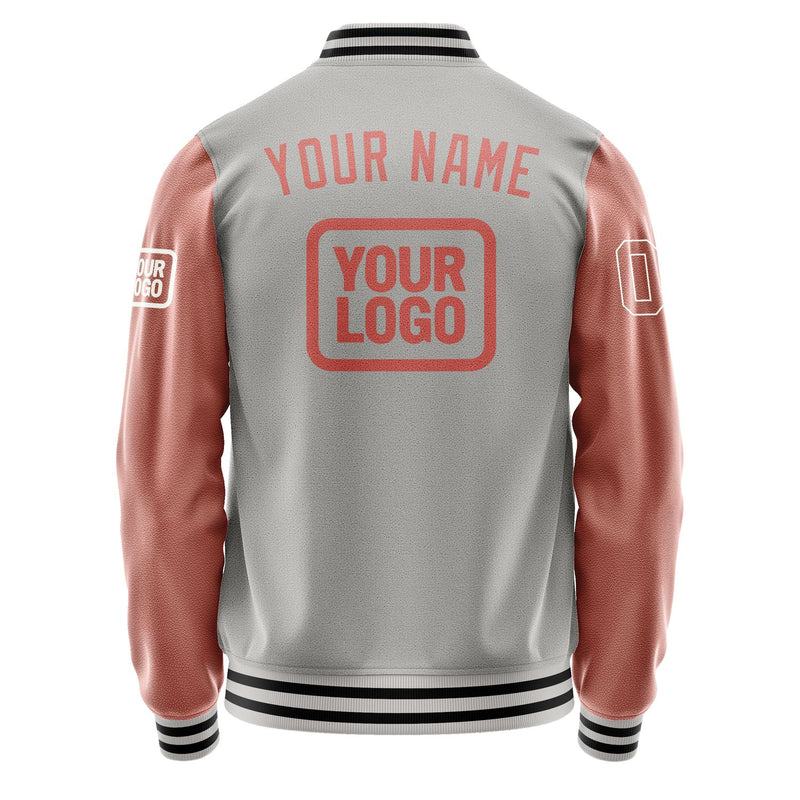Maßgeschneidertes Grau Kupferrose Jacke JA040429041718292918