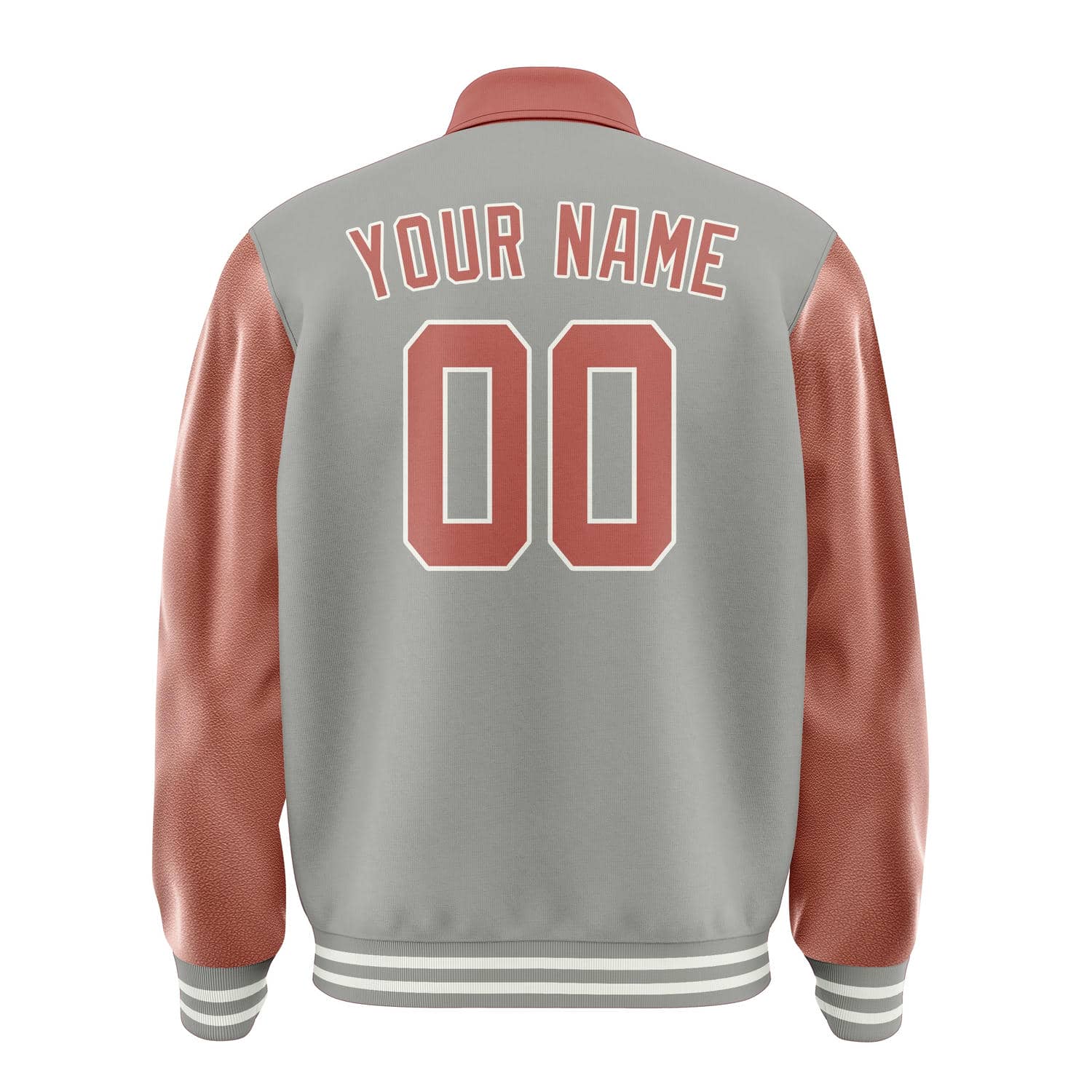 Maßgeschneidertes Grau Kupferrose Jacke