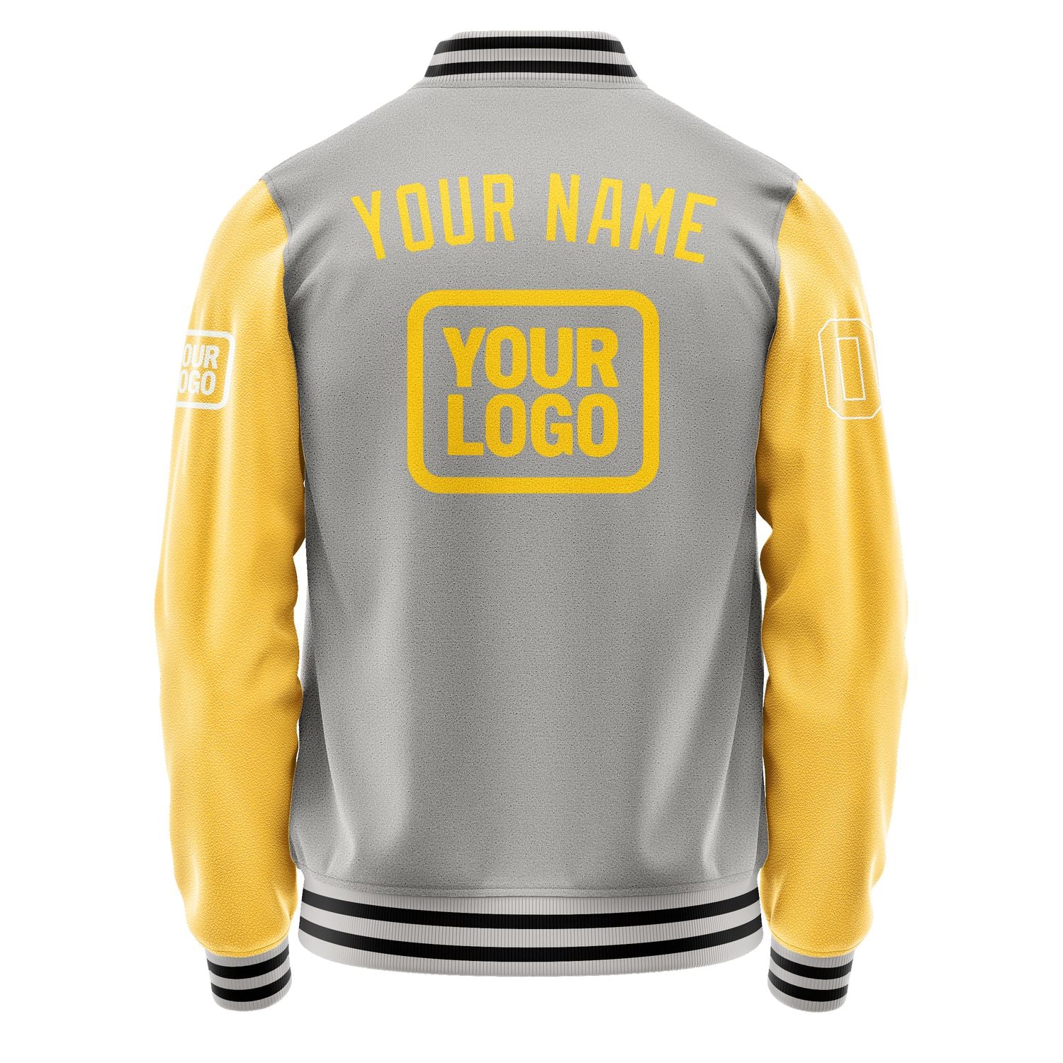 Maßgeschneidertes Grau Gold Jacke JA040430041718303018