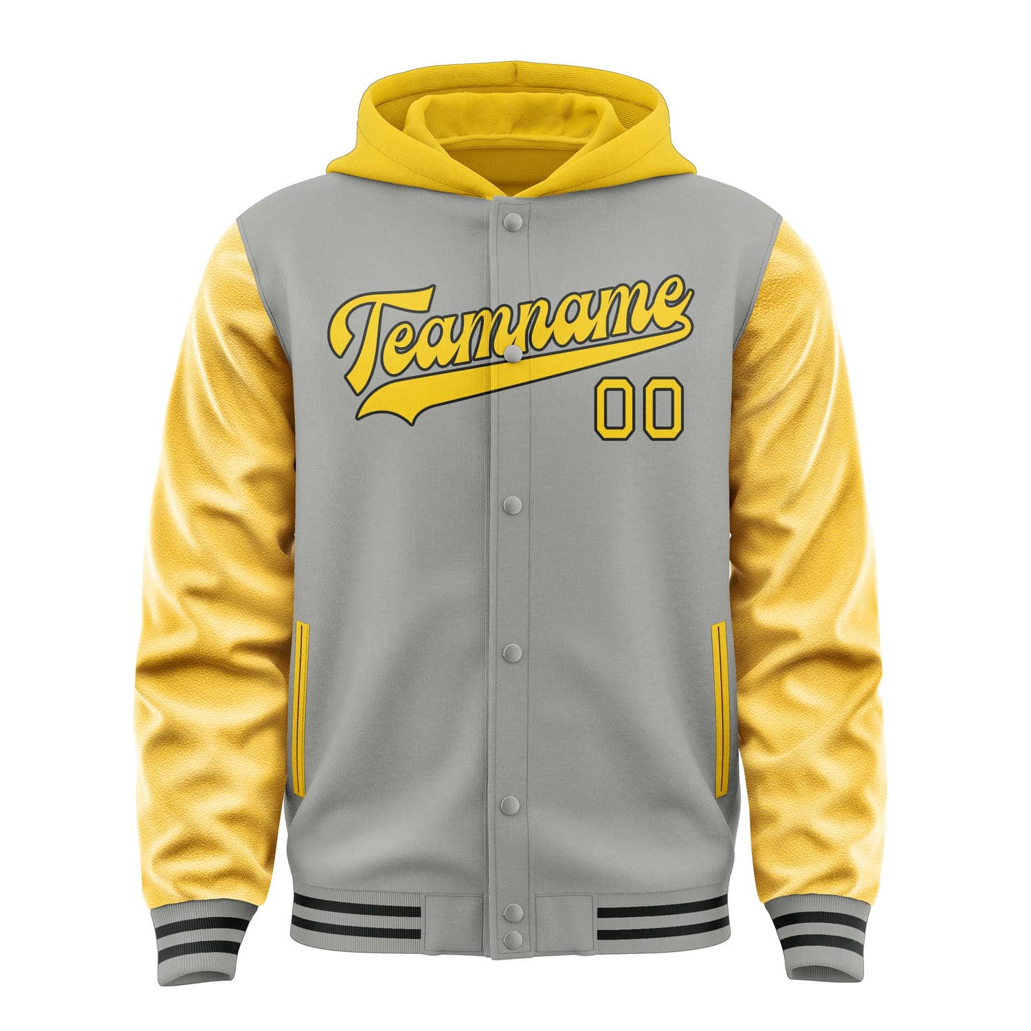 Maßgeschneidertes Grau Gold Jacke