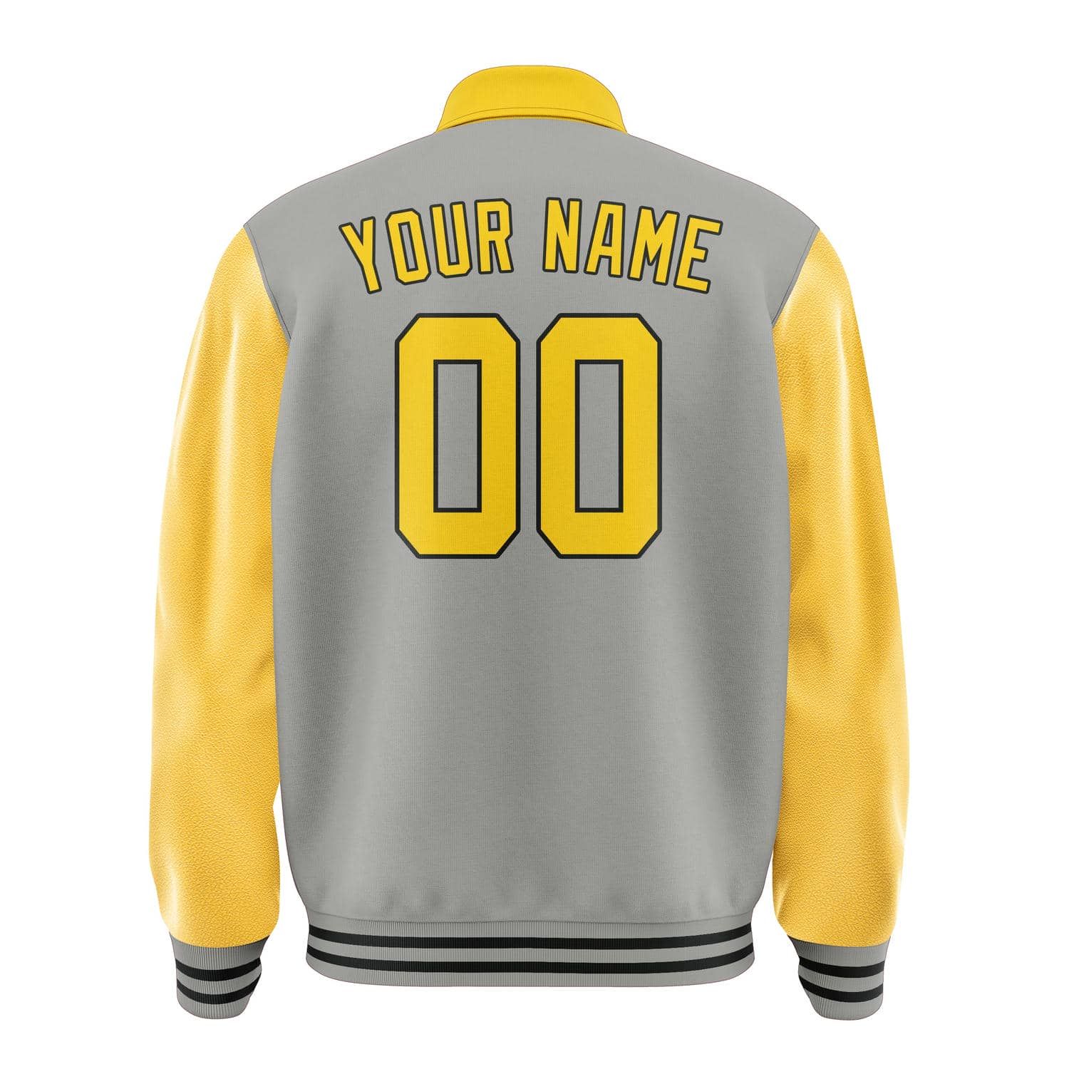 Maßgeschneidertes Grau Gold Jacke