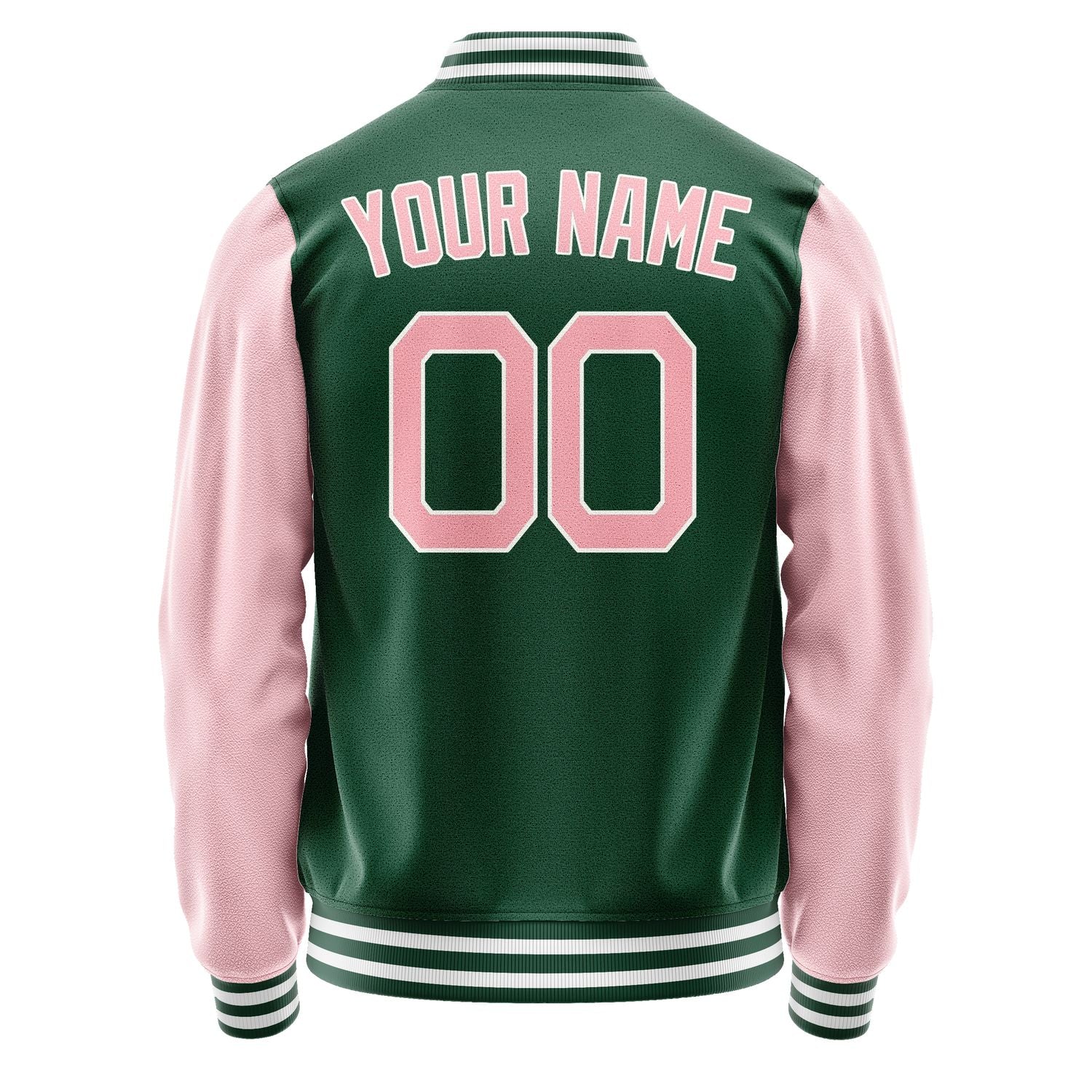 Maßgeschneidertes Moosgrün Rosa Jacke JA0505210518B21821