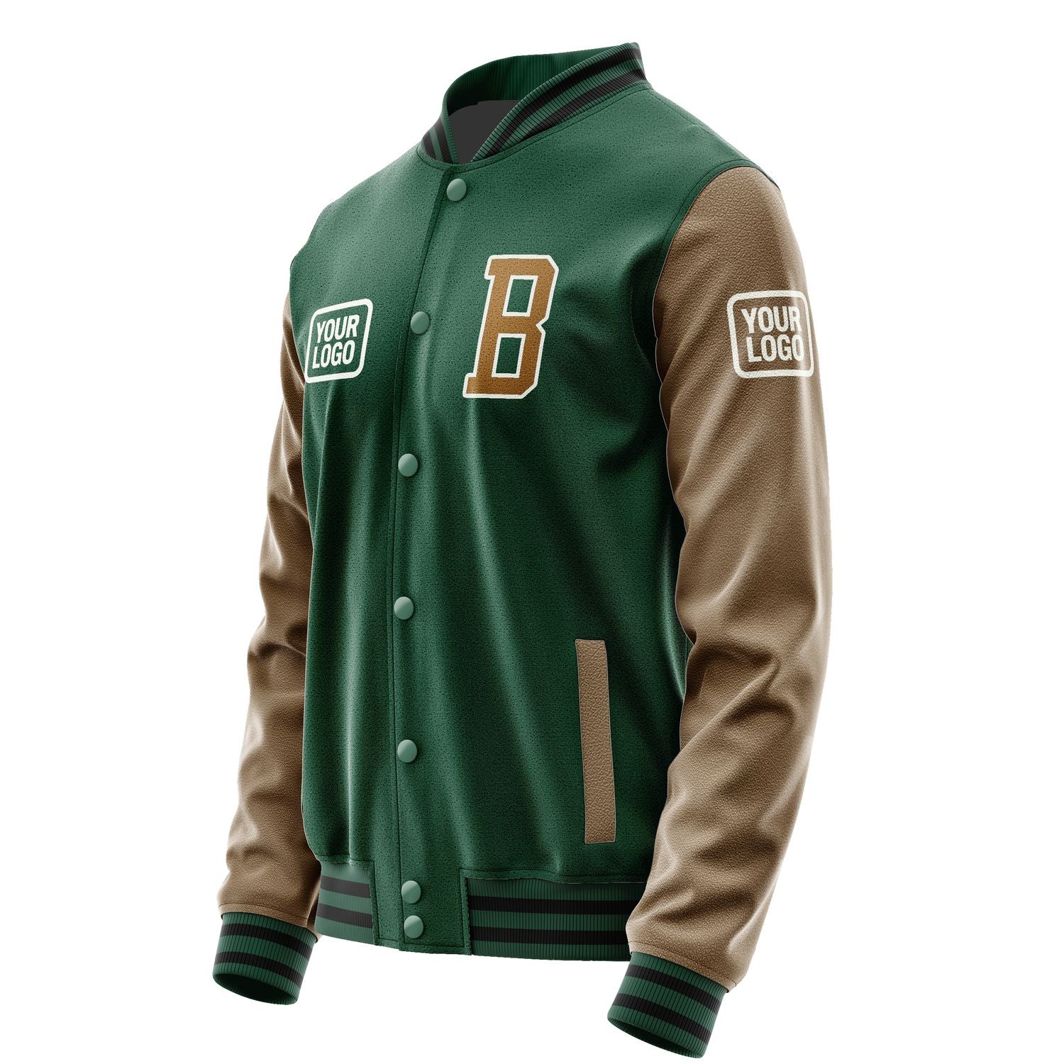 Maßgeschneidertes Moosgrün Khaki Jacke JA050522051718222218