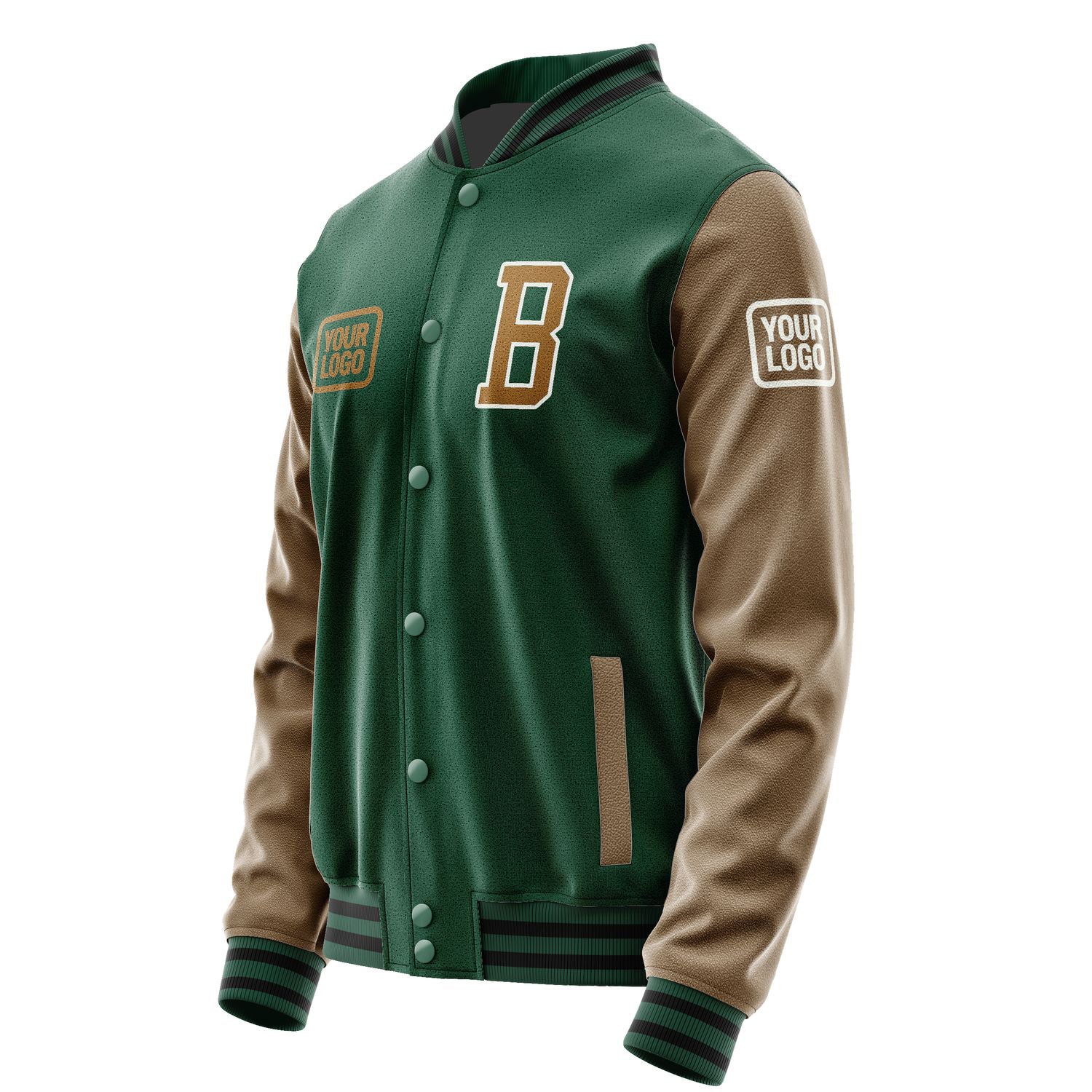 Maßgeschneidertes Moosgrün Khaki Jacke JA050522051718222218