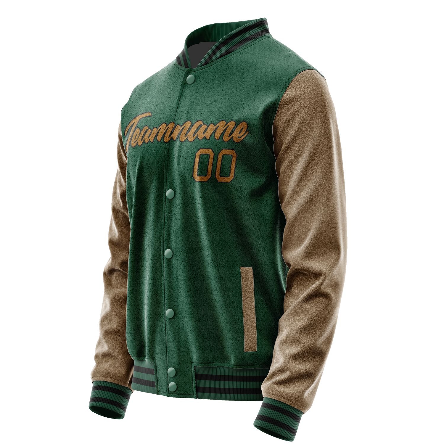 Maßgeschneidertes Moosgrün Khaki Jacke JA0505220517B21722