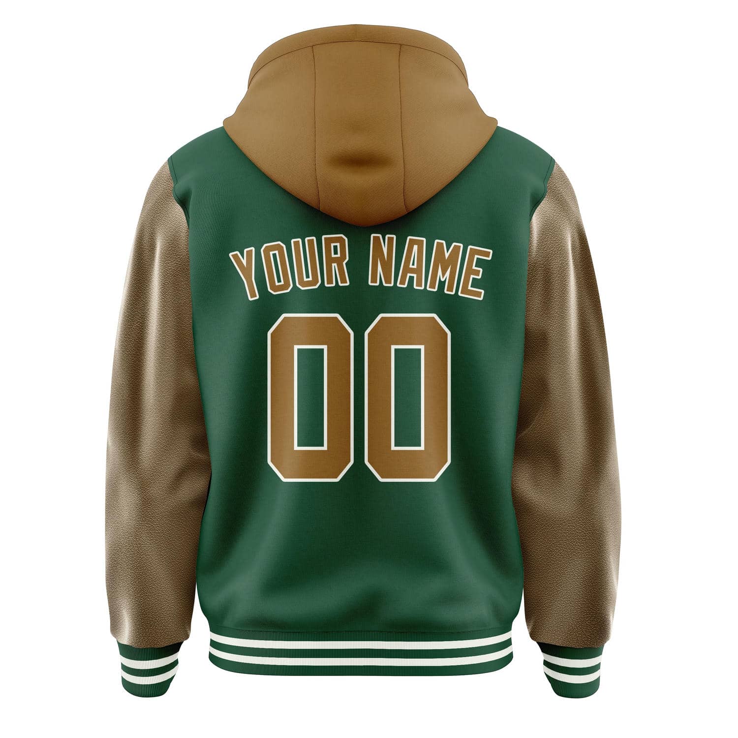 Maßgeschneidertes Moosgrün Khaki Jacke
