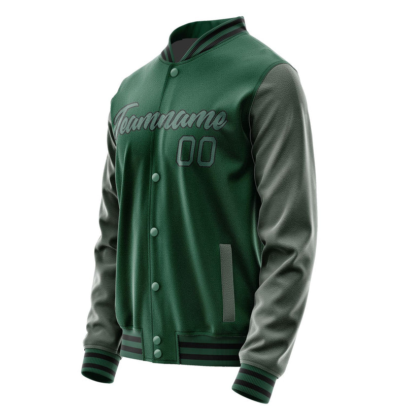 Maßgeschneidertes Moosgrün Blaugrün Jacke JA0505270517B21727