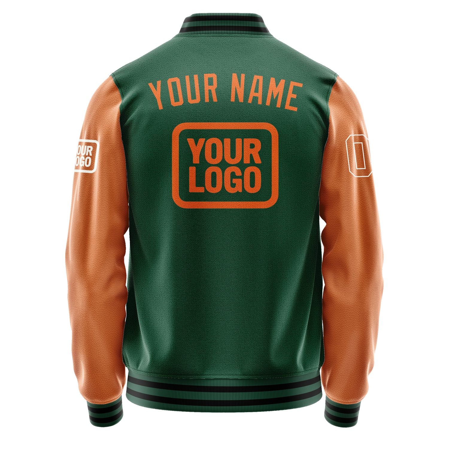 Maßgeschneidertes Moosgrün Orange Jacke JA050528051718282818