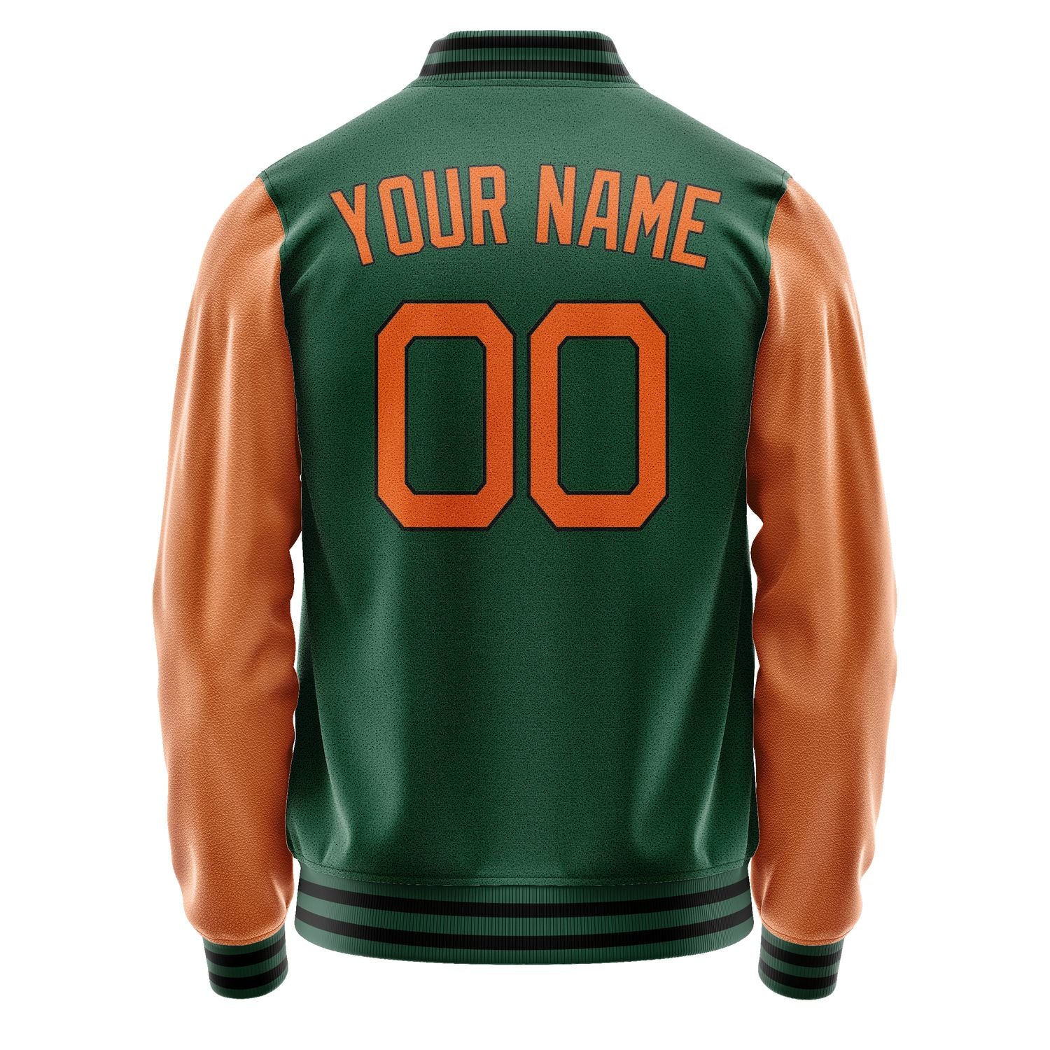 Maßgeschneidertes Moosgrün Orange Jacke JA0505280517B21728
