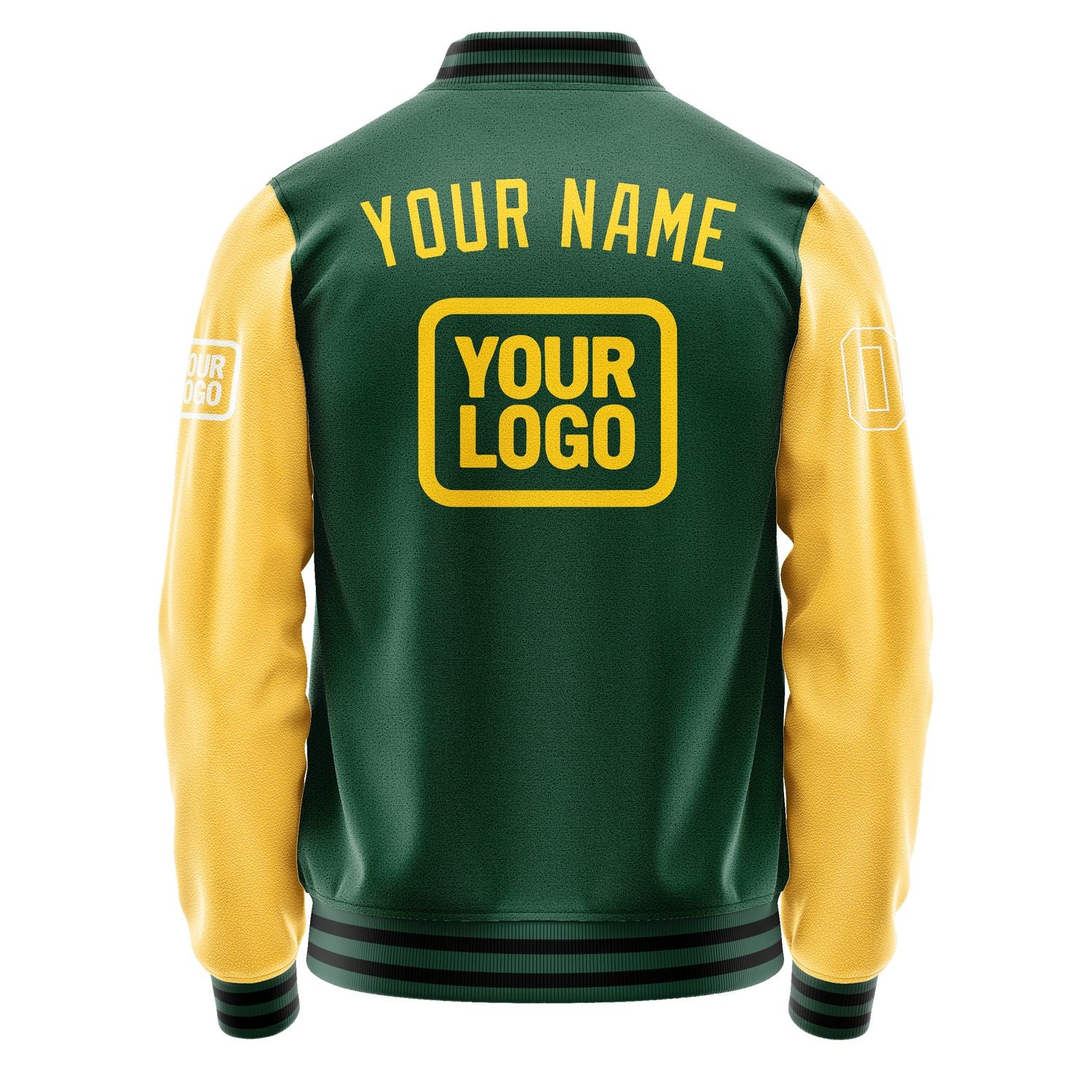 Maßgeschneidertes Moosgrün Gold Jacke JA050530051718303018