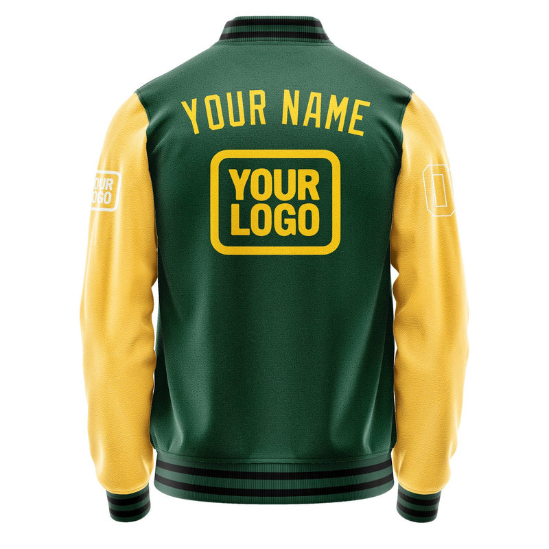Maßgeschneidertes Moosgrün Gold Jacke JA050530051718303018