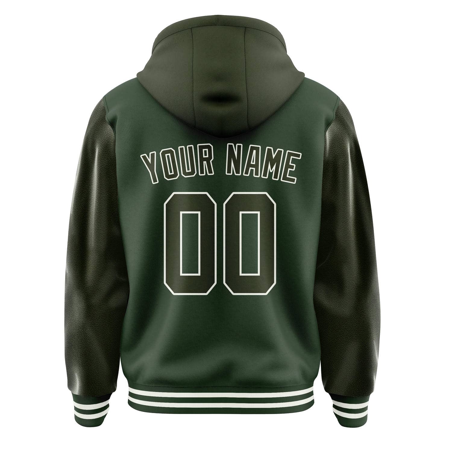 Maßgeschneidertes Tannengrün Dunkles Oliv Jacke