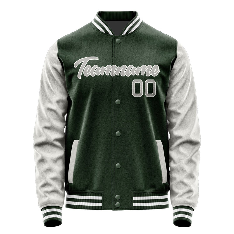 Maßgeschneidertes Tannengrün Grau Jacke JA0606040618B21804