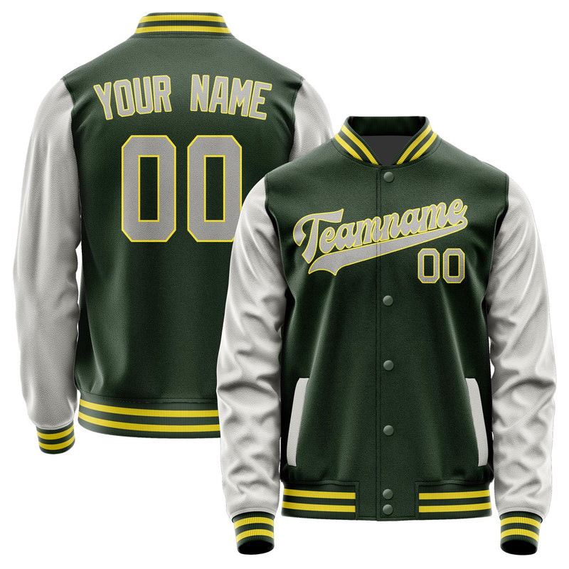Maßgeschneidertes Tannengrün Grau Jacke JA0606040626B32604