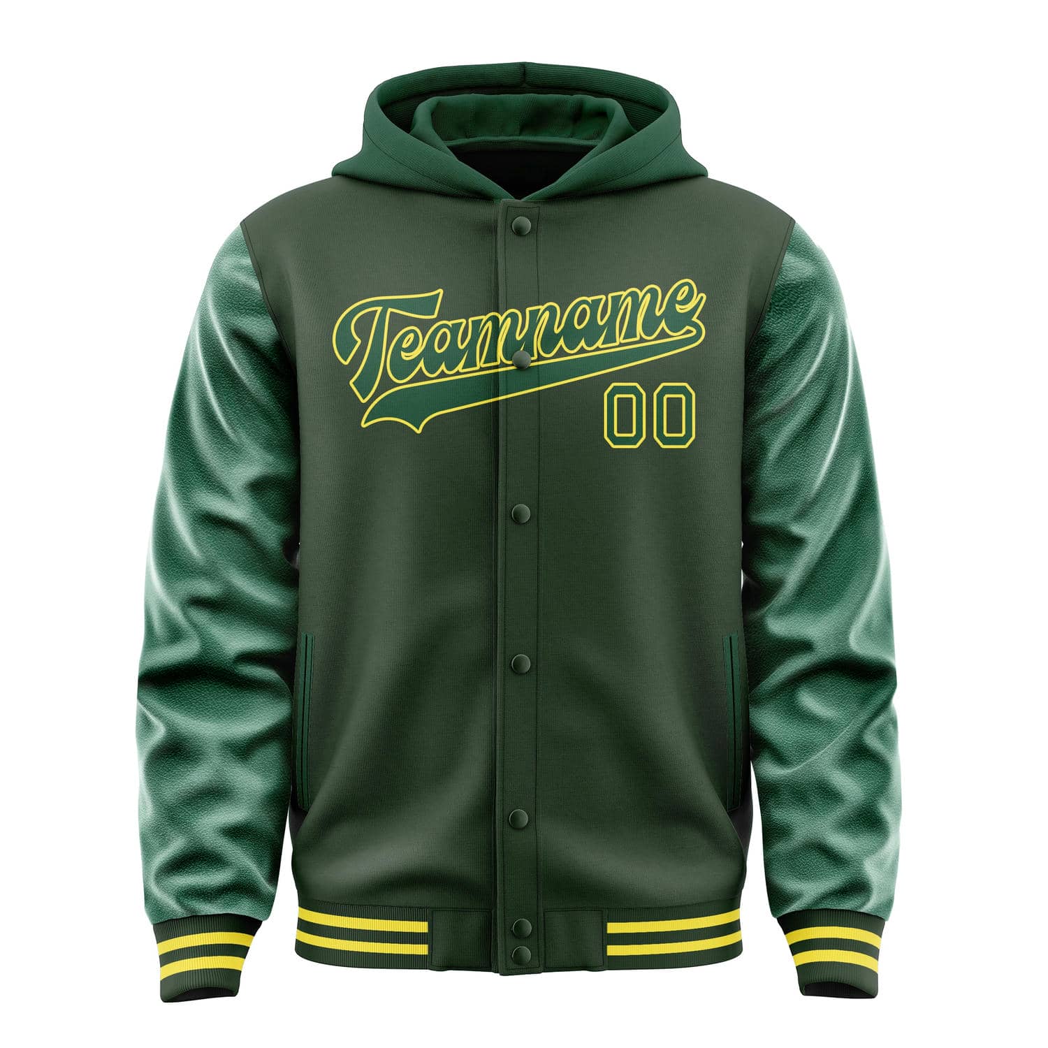 Maßgeschneidertes Tannengrün Moosgrün Jacke
