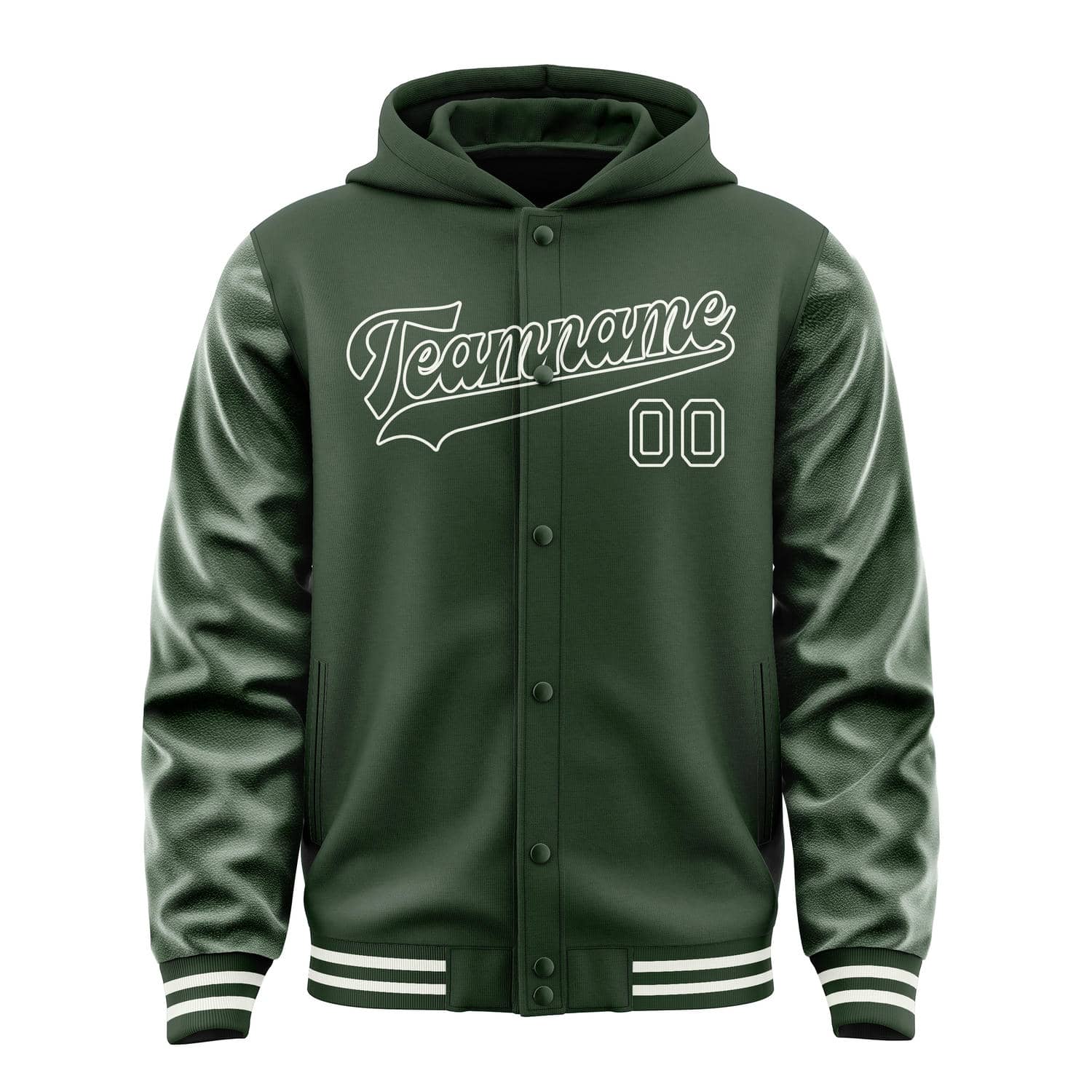 Maßgeschneidertes Tannengrün Tannengrün Jacke
