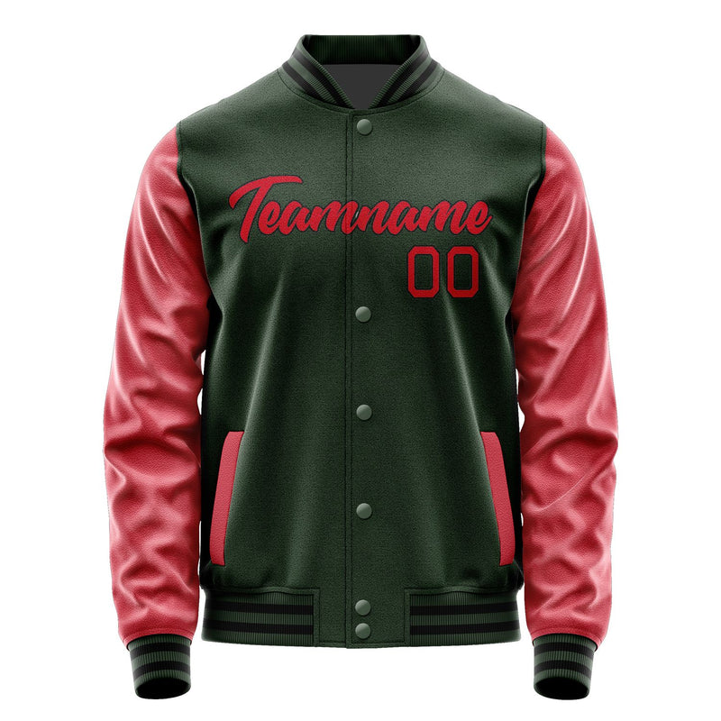 Maßgeschneidertes Tannengrün Rot Jacke JA0606140617B21714