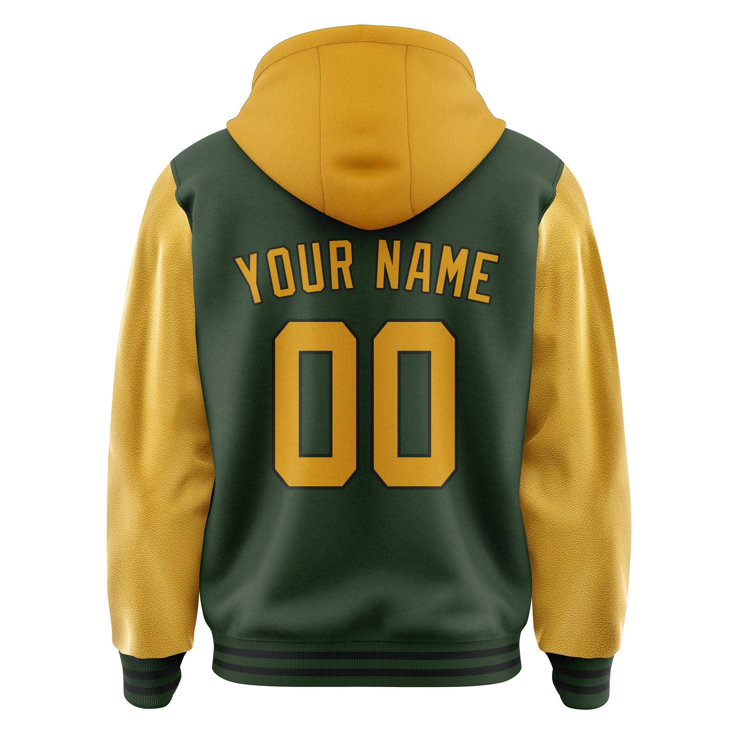 Maßgeschneidertes Tannengrün Gelb Jacke