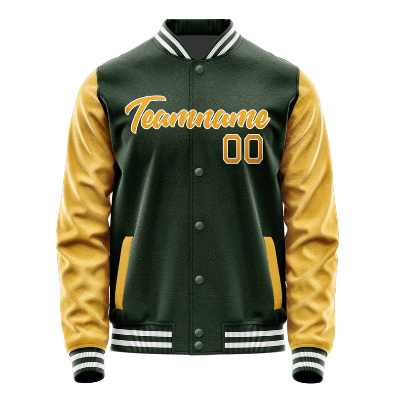 Maßgeschneidertes Tannengrün Gelb Jacke JA0606190618B21819