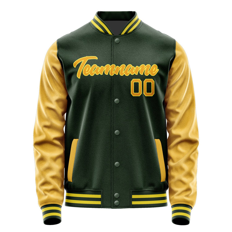 Maßgeschneidertes Tannengrün Gelb Jacke JA0606190626B22619