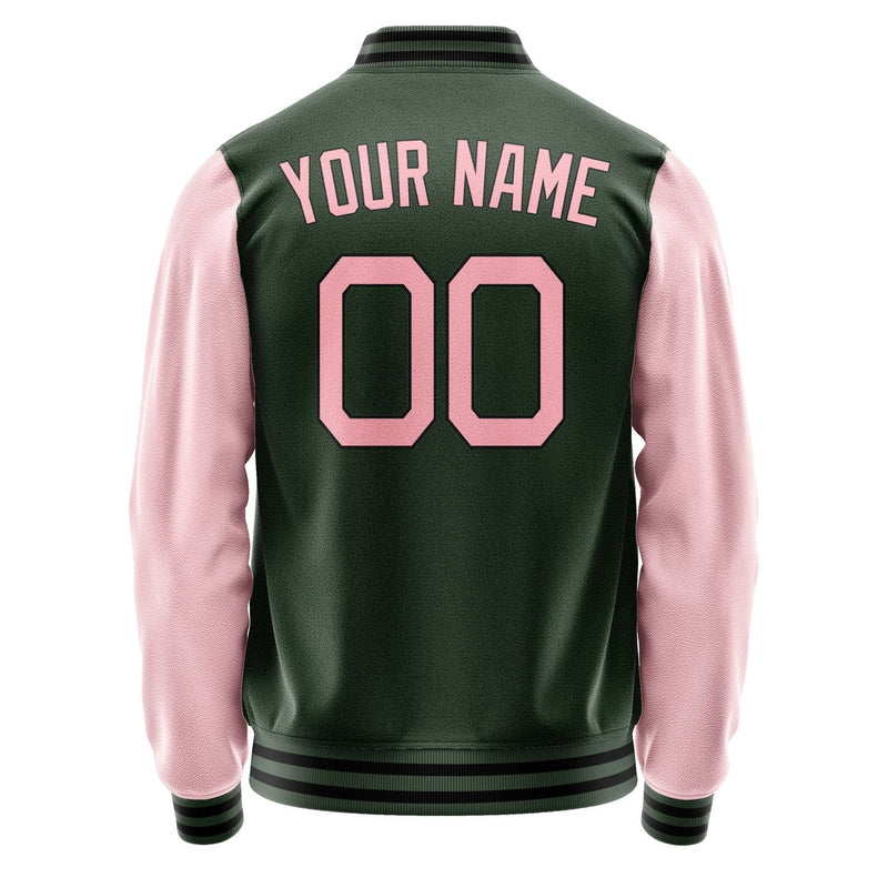 Maßgeschneidertes Tannengrün Rosa Jacke JA0606210617B21721
